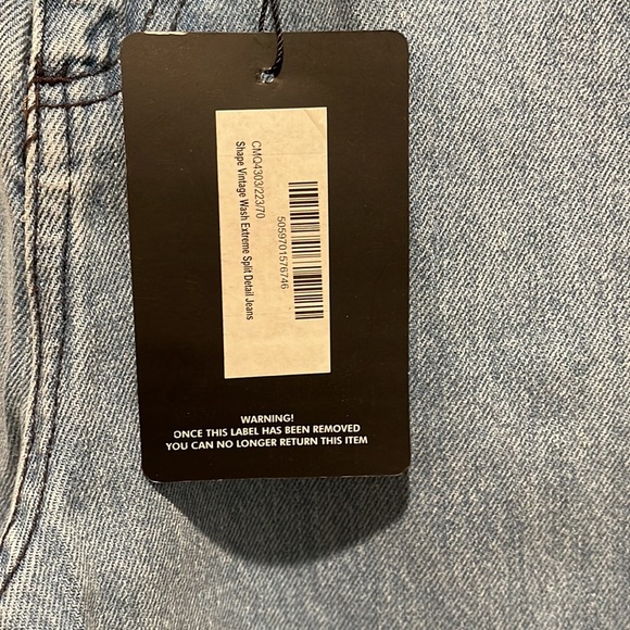 Shape Vintage wash extreme split detail jean *sold out online, - Picture 10 of 13